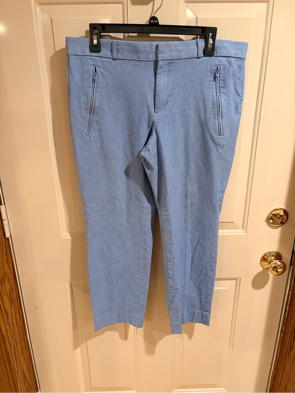 Banana Republic Sloan Light Blue Ankle Pants Size 12